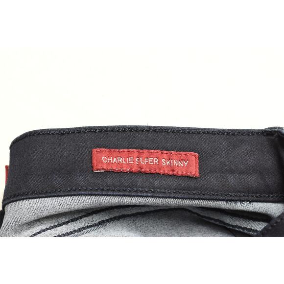 NEW Lucky Brand Charlie Super Skinny Jeans Denim Dark Wash Size 10/30 - Picture 7 of 8